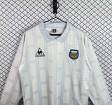 ARGENTINA LONG SLEEVE RETRO JERSEY - White