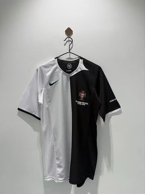 PORTUGAL 2005 RETRO JERSEY - White/Black