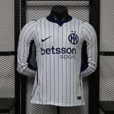 INTER 2026/27 AUSWÄRTSTRIKOT - Weiß, Langarm, Spielerversion