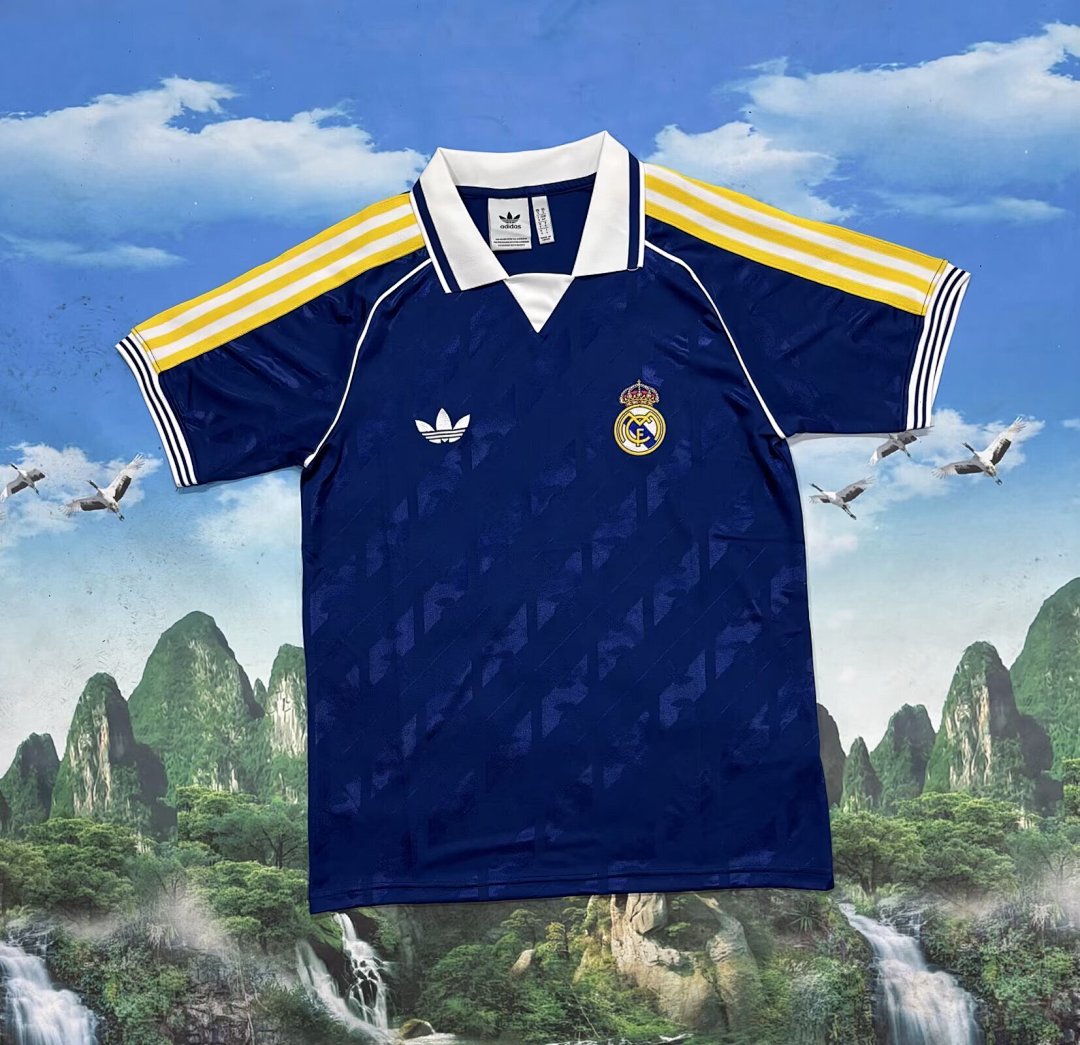REAL MADRID 2026/27 SPECIAL EDITION JERSEY - Navy, Yellow, Retro