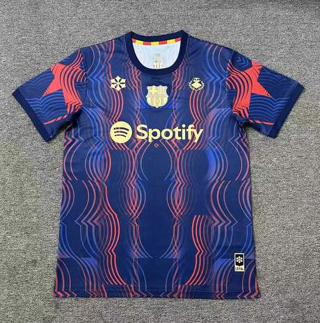 BARCELONA 2026/27 CAMISA DE TREINO EDIÇÃO ESPECIAL - Azul-marinho, Vermelho