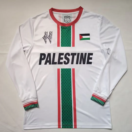 PALESTINA 2026/27 MAGLIA EDIZIONE SPECIALE - Bianco, Manica lunga
