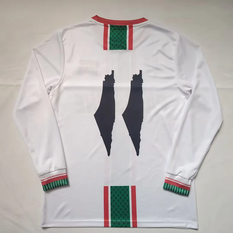PALESTINA 2026/27 MAGLIA EDIZIONE SPECIALE - Bianco, Manica lunga