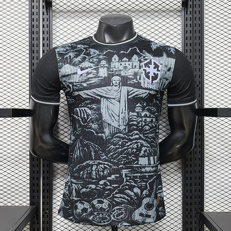 BRASILE 2026/27 MAGLIA EDIZIONE SPECIALE - Nero, Stampa Cristo