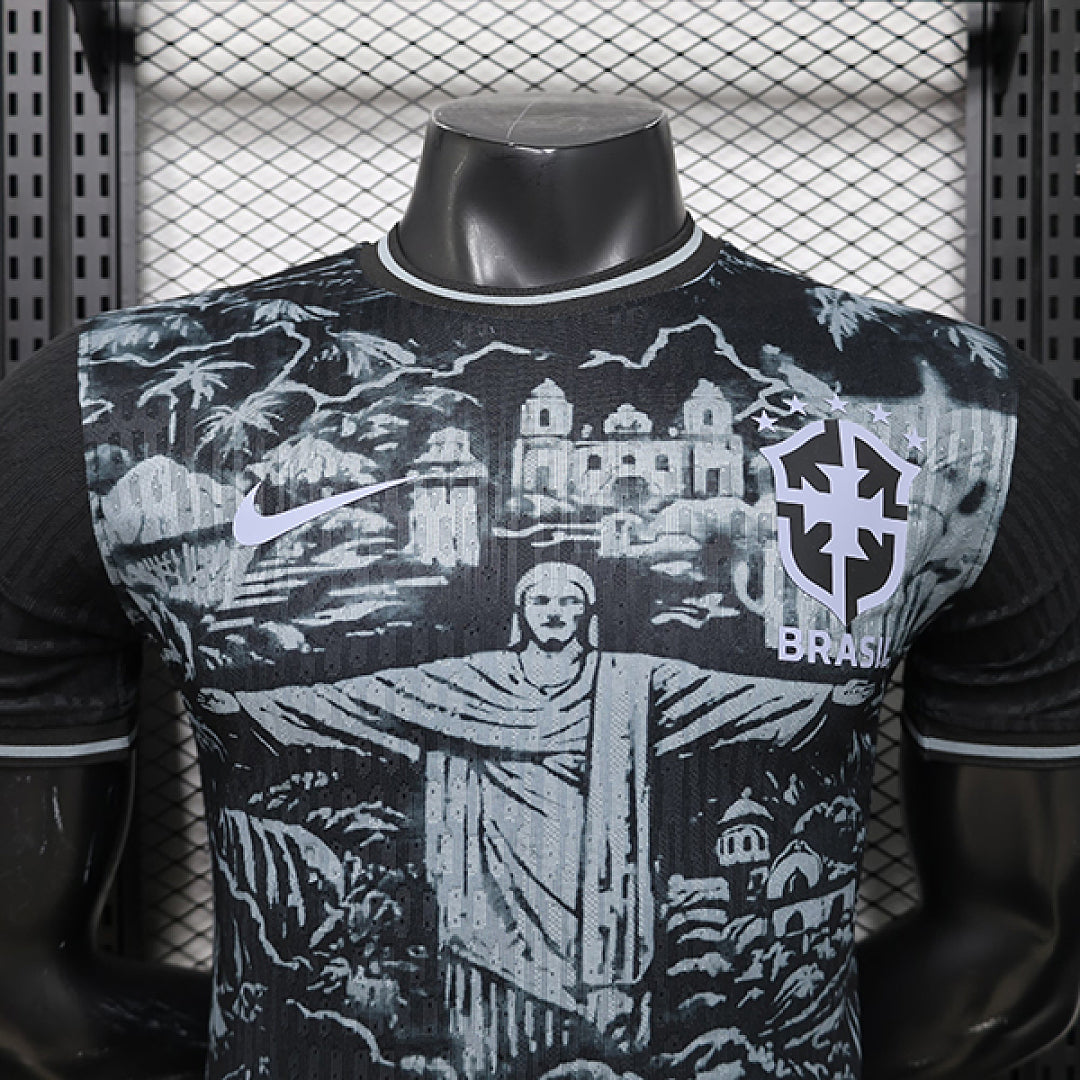 BRAZIL 2026/27 SPECIAL EDITION JERSEY - Black, Christ Print