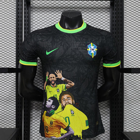 BRASILE 2026/27 MAGLIA EDIZIONE SPECIALE - Nero, Stampa artistica