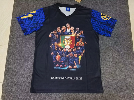 INTER 2026/27 MAILLOT ÉDITION SPÉCIALE - Noir, Champions