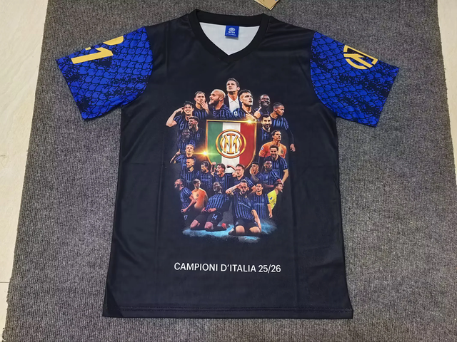 INTER 2026/27 SPECIAL EDITION JERSEY - Black, Champions