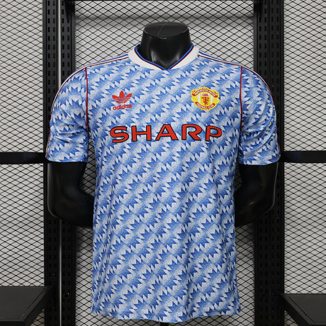 MANCHESTER UNITED 2026/27 MAILLOT ÉDITION SPÉCIALE - Bleu ciel, Sharp Rétro