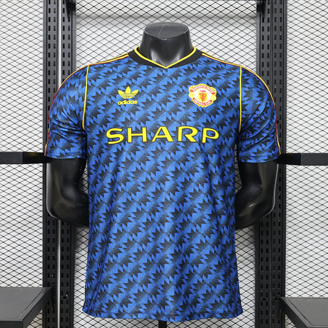 MANCHESTER UNITED 2026/27 MAILLOT ÉDITION SPÉCIALE - Bleu, Sharp Rétro