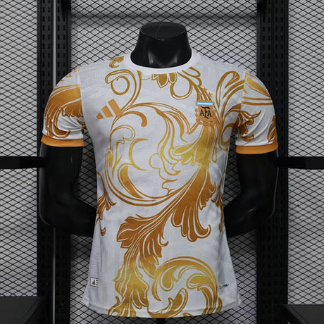 ARGENTINA 2026/27 MAGLIA EDIZIONE SPECIALE - Bianco, Fiori oro