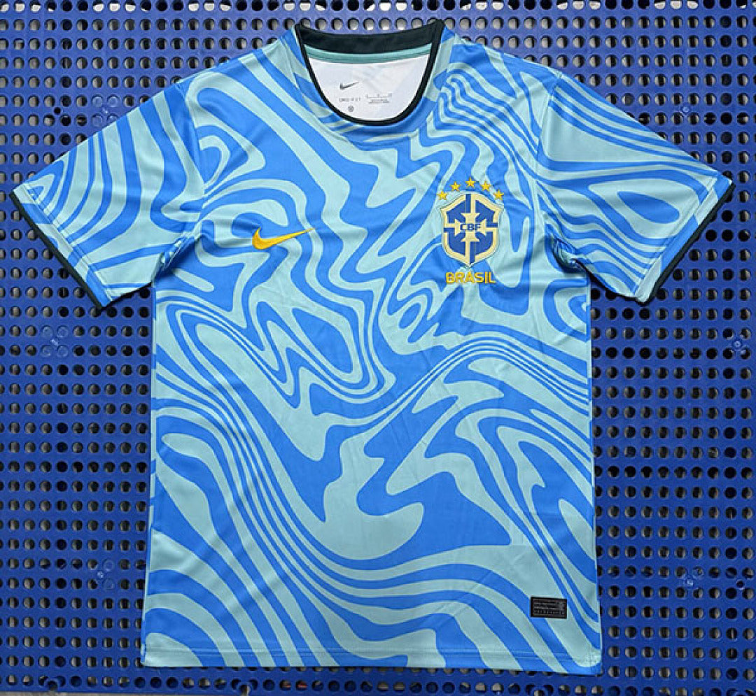 BRAZIL 2026/27 SPECIAL EDITION TRAINING JERSEY - Blue Waves