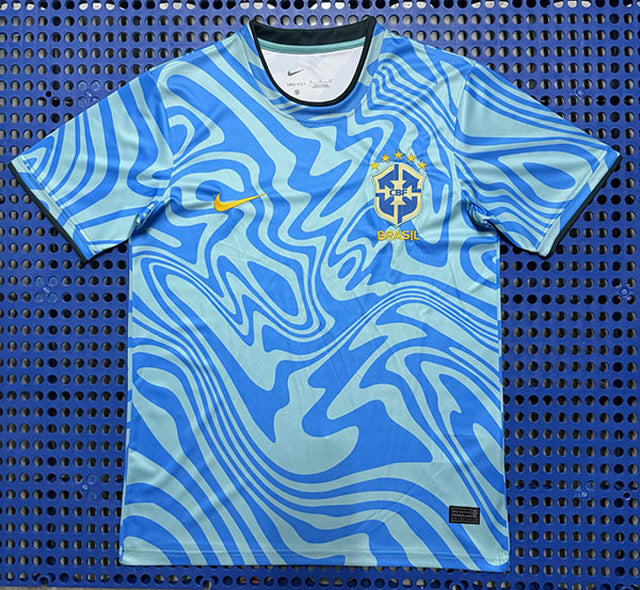 BRAZIL 2026/27 SPECIAL EDITION TRAINING JERSEY - Blue Waves