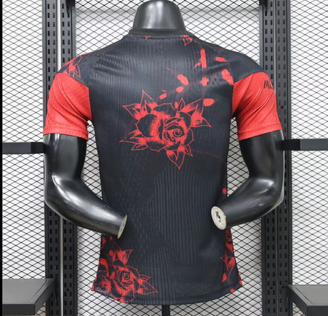 MANCHESTER UNITED 2026/27 MAILLOT ÉDITION SPÉCIALE - Noir, Rose rouge