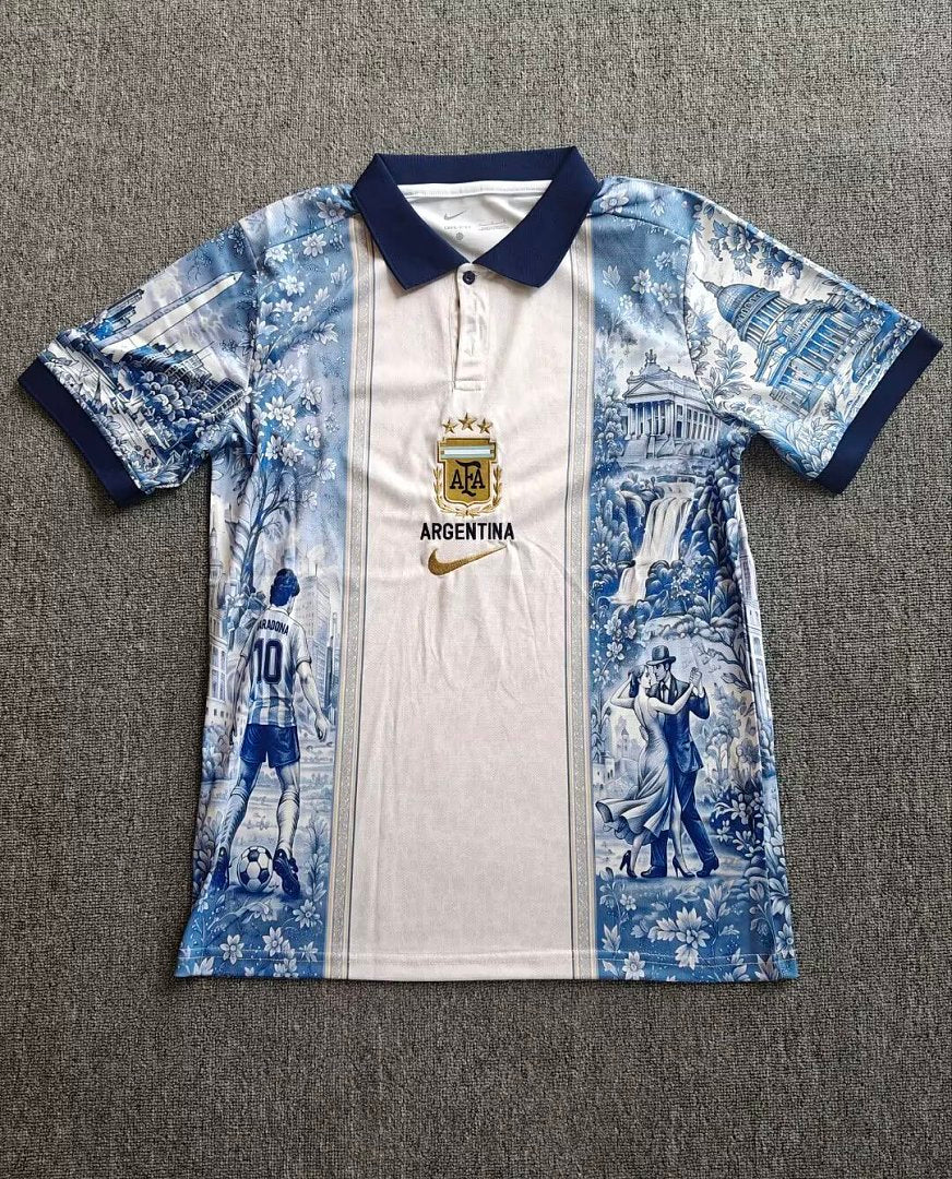 ARGENTINA 2026/27 SPECIAL EDITION POLO - White, Blue Art