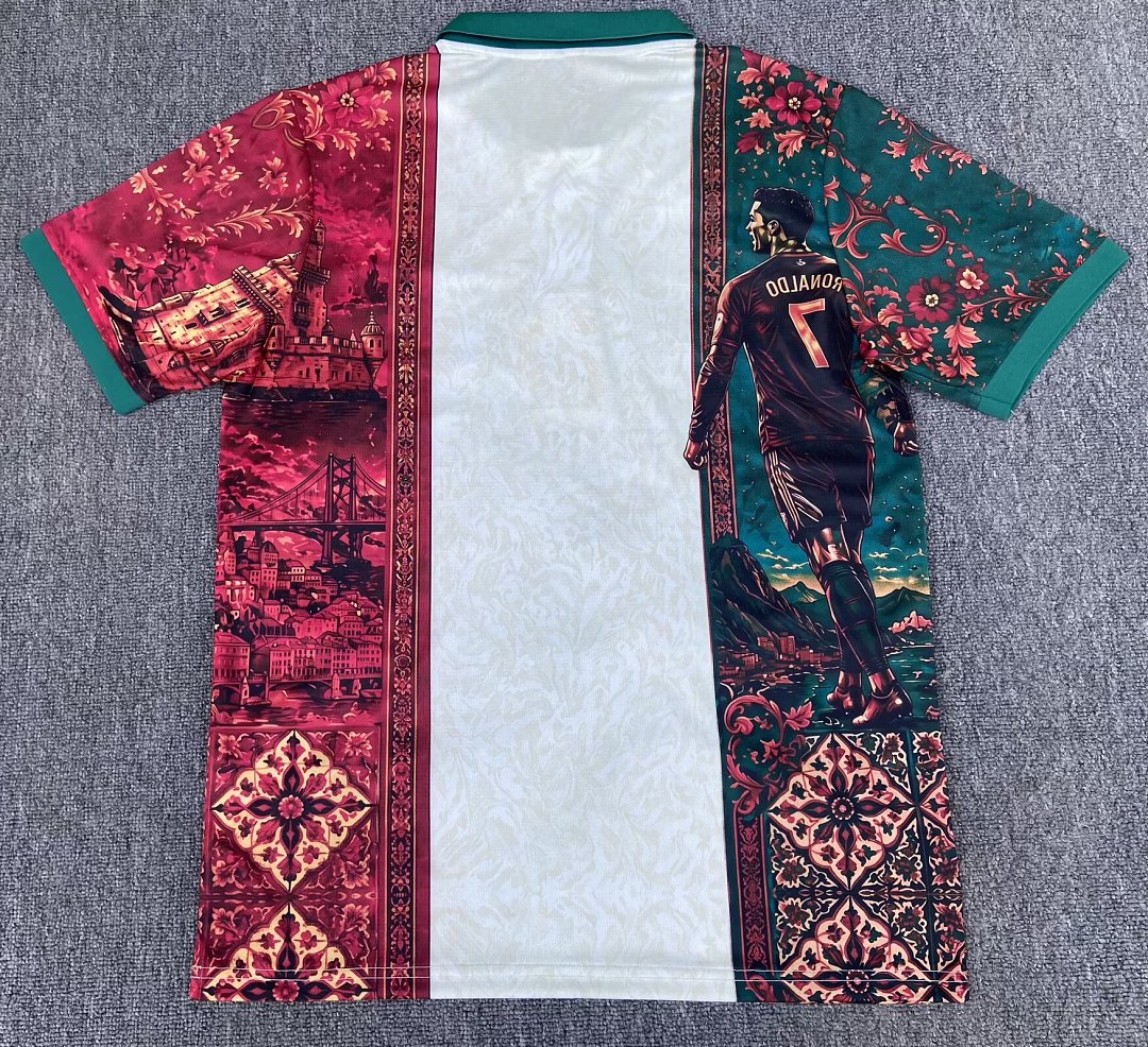 PORTUGAL 2026/27 SPECIAL EDITION JERSEY - White, Red Pattern