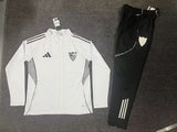 Sevilla 2026/27 Tracksuit - White/Grey