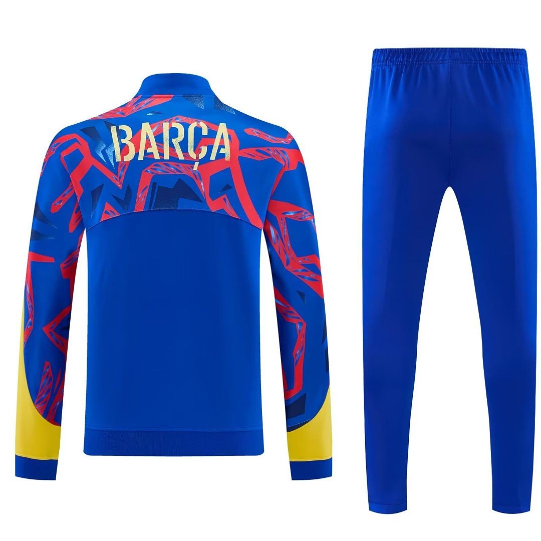 Barcelona 2026/27 Tracksuit - Blue/Red/Yellow