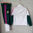 Real Madrid 2026/27 Windbreaker Tracksuit - White/Green/Pink