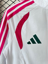 Real Madrid 2026/27 Windbreaker Tracksuit - White/Green/Pink