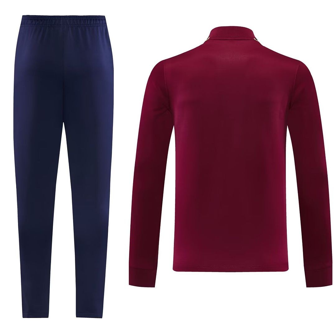 Barcelona 2026/27 Tracksuit - Dark Red