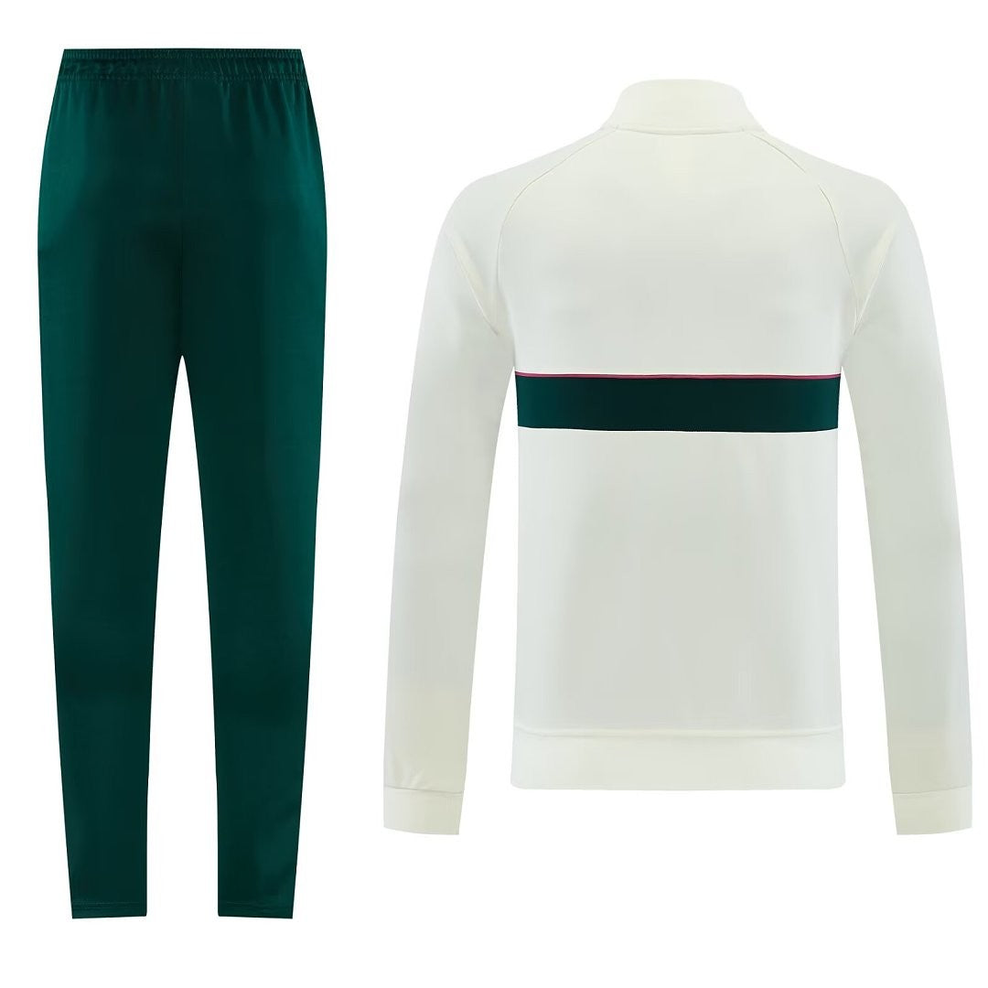 Real Madrid 2026/27 Tracksuit - White/Green, Model 3
