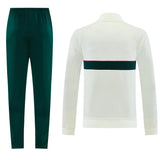 Real Madrid 2026/27 Tracksuit - White/Green, Model 3