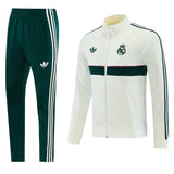 Real Madrid 2026/27 Tracksuit - White/Green, Model 3
