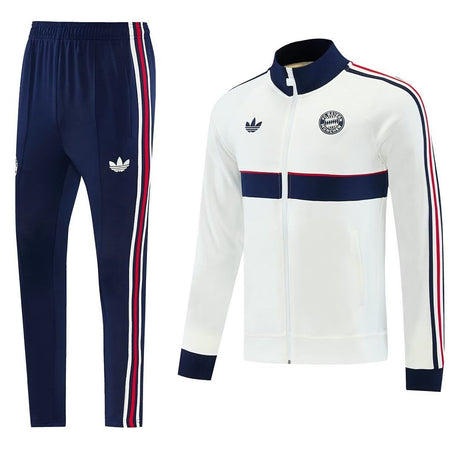 Bayern Munich 2026/27 Tracksuit - White, Retro Model