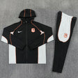 Chelsea 2026/27 Windbreaker Tracksuit - Black/Grey, With Cap