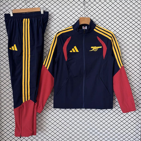 Arsenal 2026/27 Chándal cortavientos - Azul oscuro/Rojo