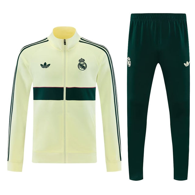 Real Madrid 2026/27 Tracksuit - Light Yellow/Green