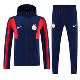Paris Saint Germain 2026/27 Windbreaker Tracksuit - Dark Blue/Red, With Cap