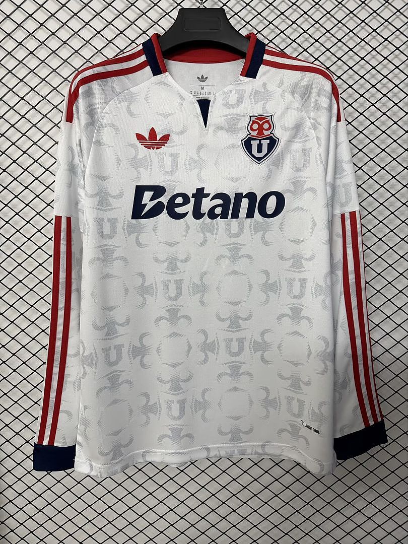 UNIVERSIDAD DE CHILE 2027/28 CAMISA RESERVA MANGA LONGA - Branco