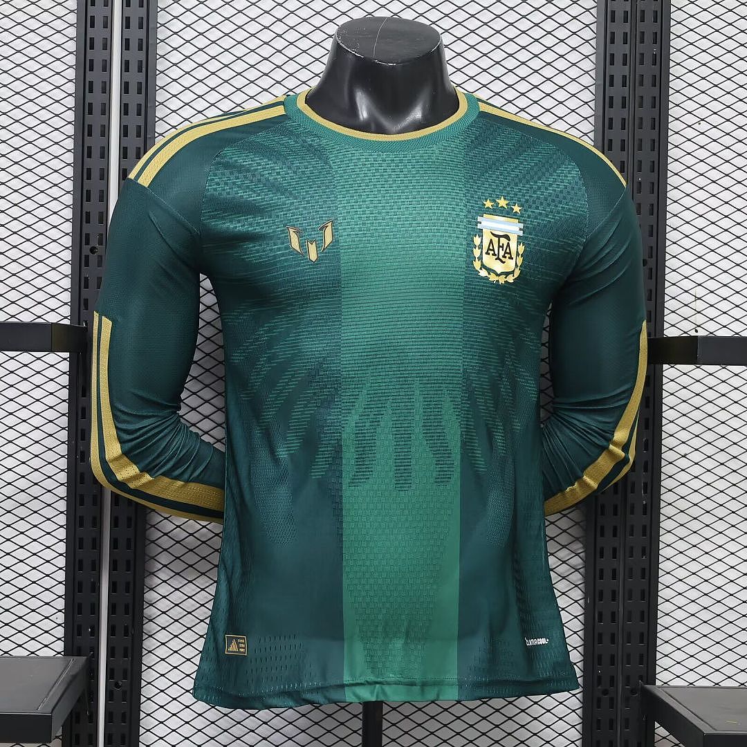ARGENTINA 2026 MÅLMANDSTRØJE LANGÆRMET - Grøn, Messis Sidste Kamp