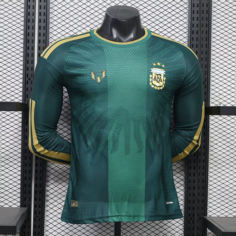 ARGENTINA 2026 MÅLMANDSTRØJE LANGÆRMET - Grøn, Messis Sidste Kamp