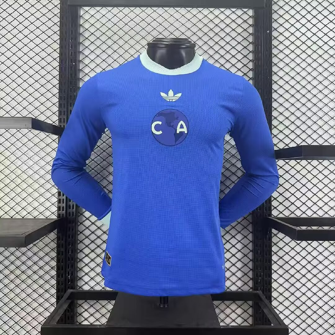 CLUB AMERICA 2026/27 LONG SLEEVE JERSEY - Blue, Player Version
