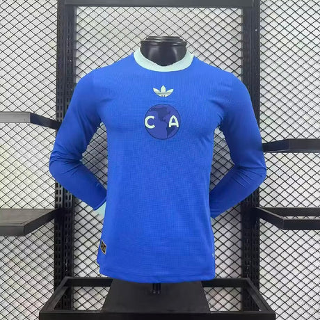 CLUB AMERICA 2026/27 CAMISETA MANGA LARGA - Azul, Versión Jugador