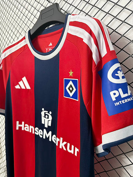 HAMBURGER SV 2026/27 TREDJETRØJE - Rød/Sort