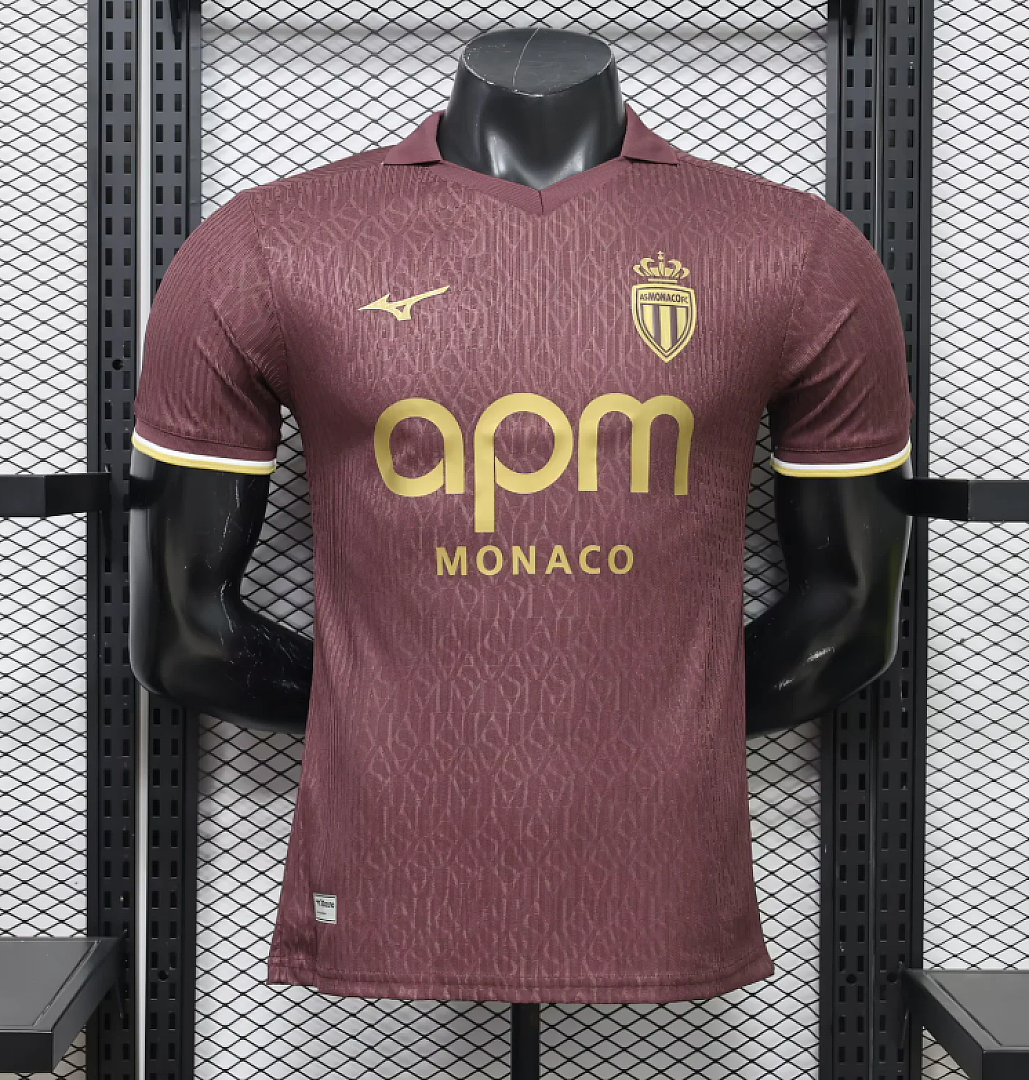 AS MONACO 2026/27 JERSEY - Claret