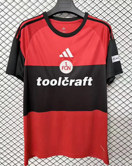 1. FC NURNBERG 2026/27 TREDJETRØJE - Rød/Sort