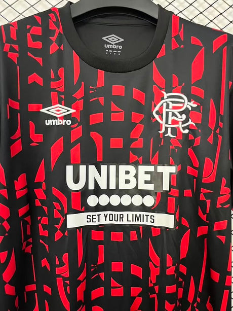 RANGERS 2026/27 AUSWEICHTRIKOT - Schwarz/Rot