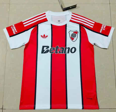 RIVER PLATE 2026/27 AWAY JERSEY - Red/White Stripes