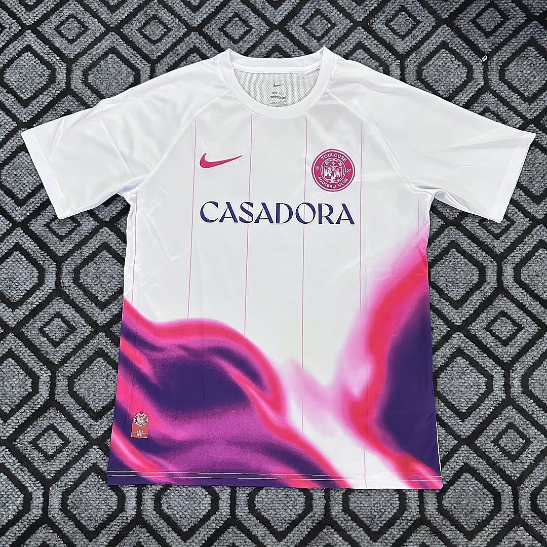 TOULOUSE 2026/27 AWAY JERSEY - White/Pink