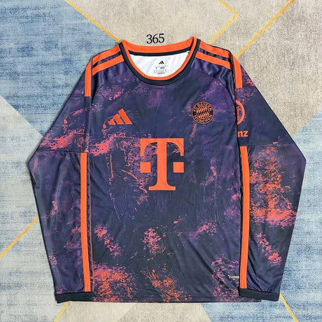 BAYERN MUNICH 2026/27 MAGLIA THIRD MANICA LUNGA - Blu Navy/Viola