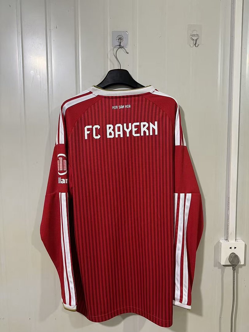 BAYERN MUNICH 2026/27 HOME LONG SLEEVE JERSEY - Red