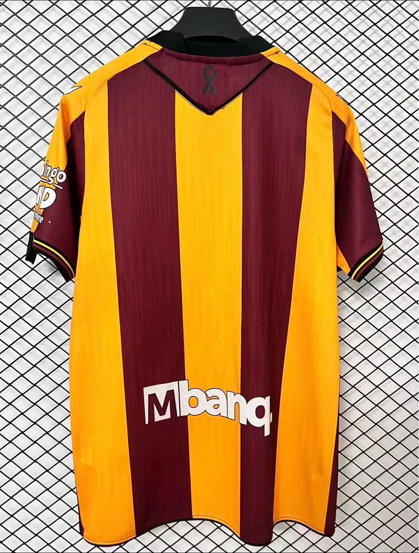 BRADFORD CITY 2026/27 HOME JERSEY - Claret/Amber