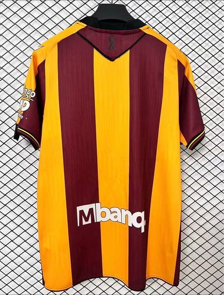 BRADFORD CITY 2026/27 CAMISETA LOCAL - Granate/Ámbar