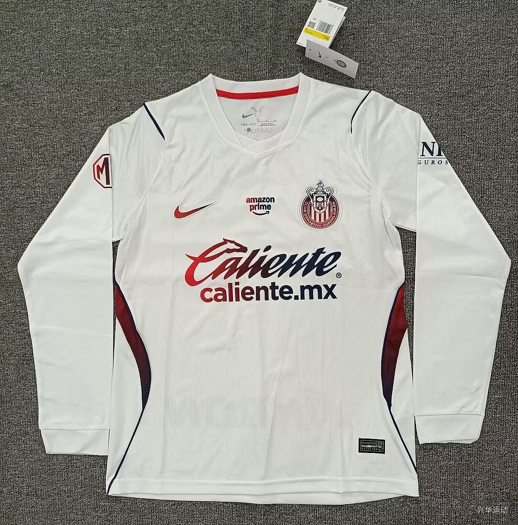 CHIVAS GUADALAJARA 2026/27 AWAY LONG SLEEVE JERSEY - White