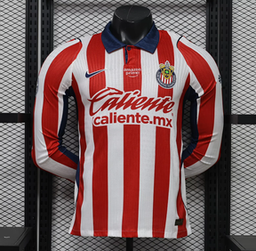 CHIVAS GUADALAJARA 2026/27 HOME LONG SLEEVE JERSEY - Red/White